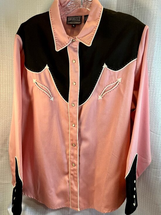 Roughrider by Circle T Tops - Vintage 1990s Roughrider by Circle T Western Snap Shirt size XL